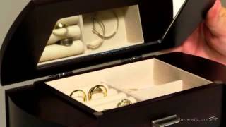 Contemporary Java Jewelry Box - 12W x 10.5H in. - Product Review Video