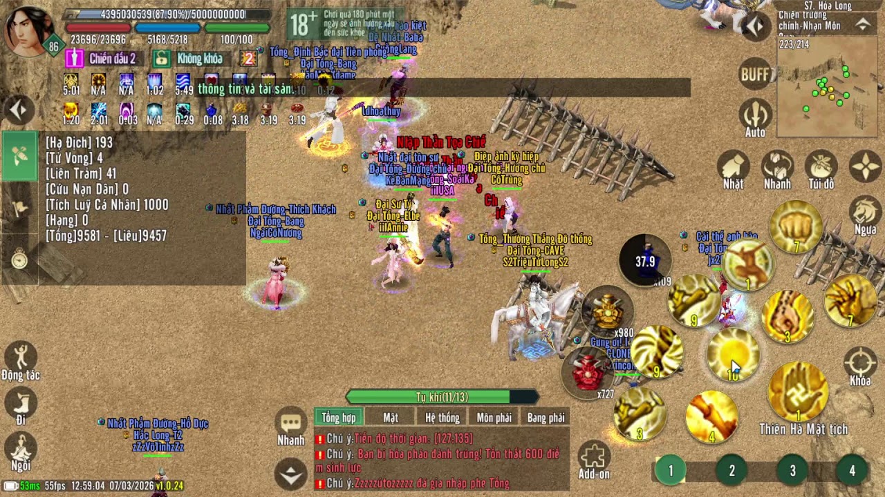 🔴Võ Hiệp Truyền Kỳ  2 : Chiến Trường ngày thứ 7 cùng USA 