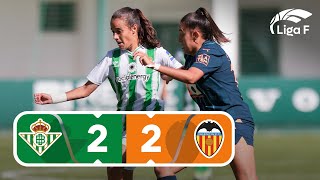 RESUMEN Y GOLES REAL BETIS FÉMINAS vs VCF FEMENINO, Jornada 6, LIGA F