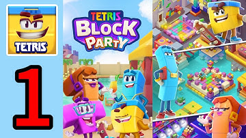 Tetris® Block Party -The Ultimate Block Puzzle Adventure! -Gameplay Walkthrough Part 1 (iOS, Android