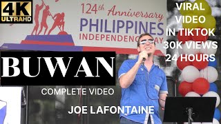 BUWAN - Quebecois Alain de Lafontaine with Filipino Heart.