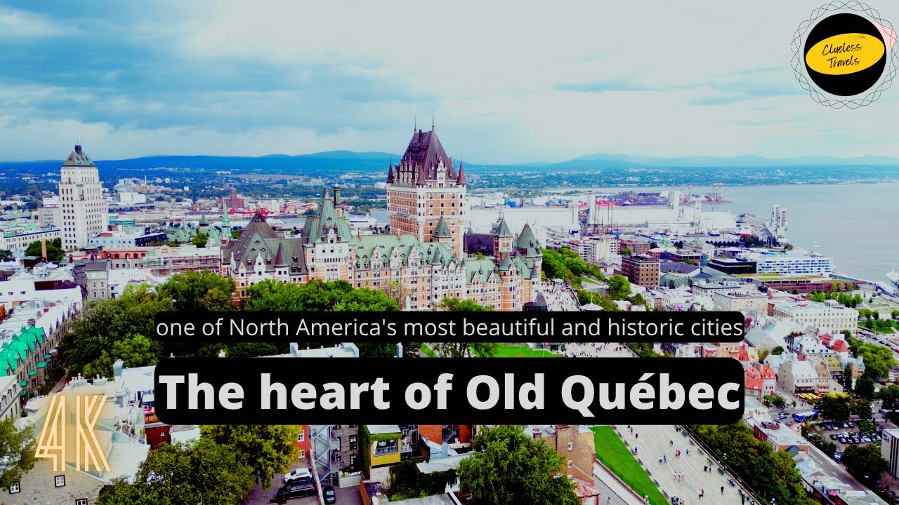 Old Québec Walking Tour | From the Port to Château Frontenac | 4K