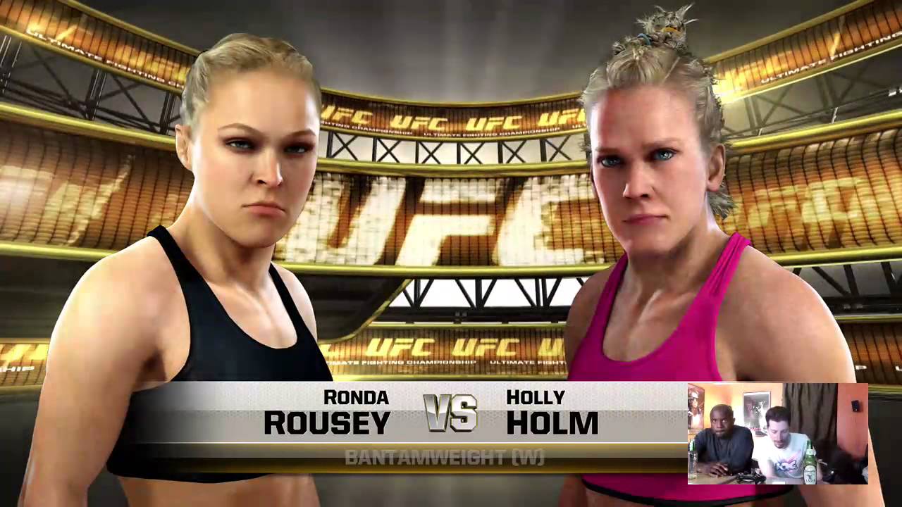 EA Sports UFC - Ronda Rousey vs. Holly Holm [JuskiReign vs. GlobalJason]