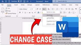 Change Case in Ms Word 🤗 Ajay Computer Gyaan by Ajay Sir