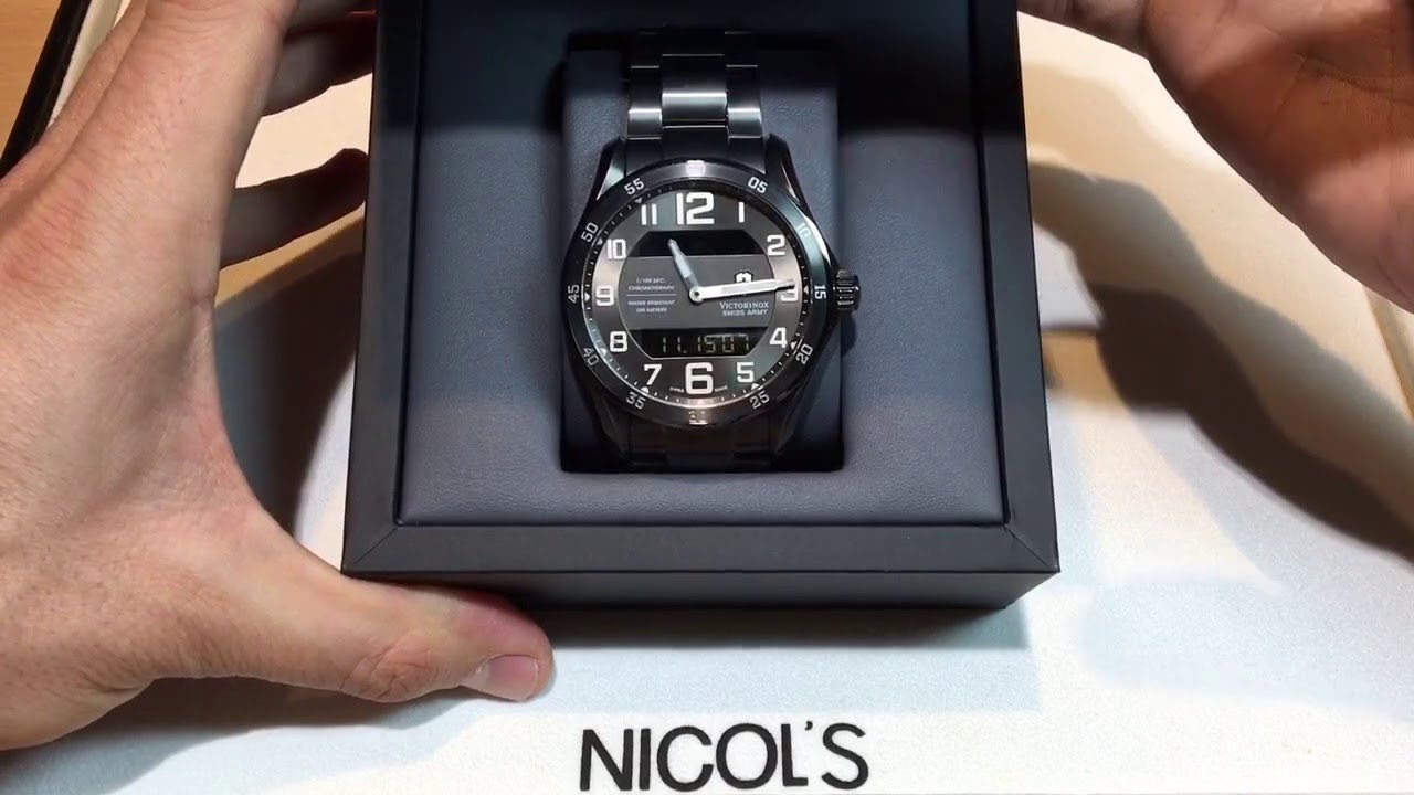 Reloj Victorinox Chrono Classic XLS MT - en español - YouTube