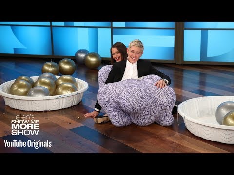 Sofía Vergara and Ellen Play ‘Stuff Your Granny Panties’