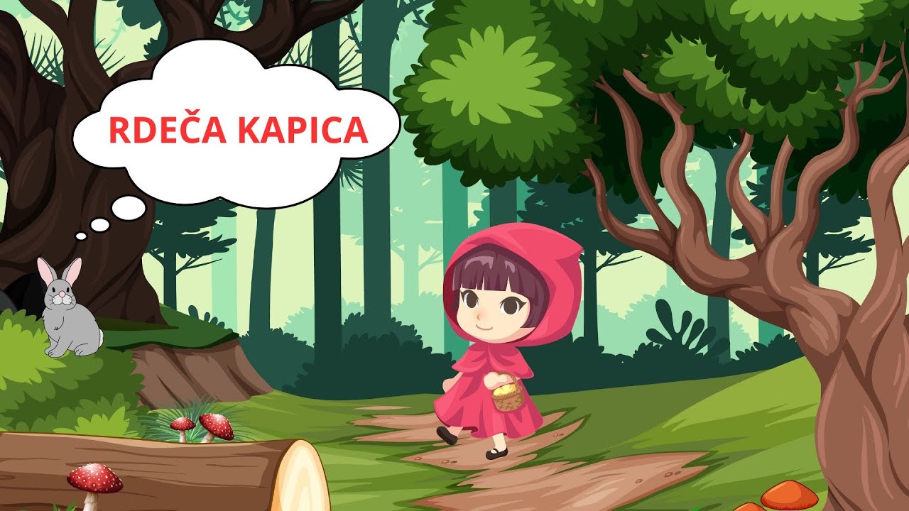 Rdeča kapica - Alenka Kolman, pesmi za otroke, pravljica