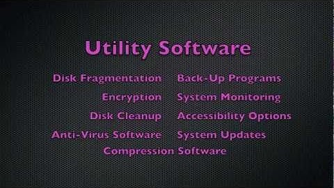 Utility Software