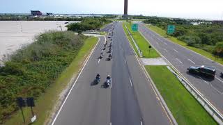 9\/11 Memorial Motorcycle Ride Long Island - Drone Video