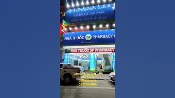Biển quảng cáo nhà thuốc 3P Pharmacy