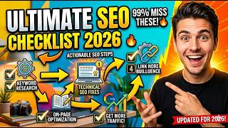 SEO Checklist 2026 🚀 Rank #1 on Google FAST Step-by-Step Guide