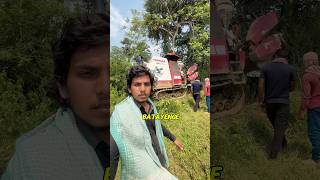 Harvester Ka Track Nikal Gaya 😱 |Kaise Fix Kiya 🚜 Mini Vlog #minivlog #tractor #shortvlog #farming