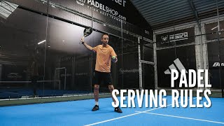 Padel Serving Rules  Everything you need to know!