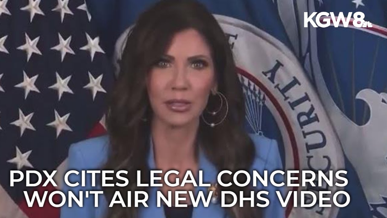PDX Airport will not play video of Kristi Noem blaming Democrats for government shutdown