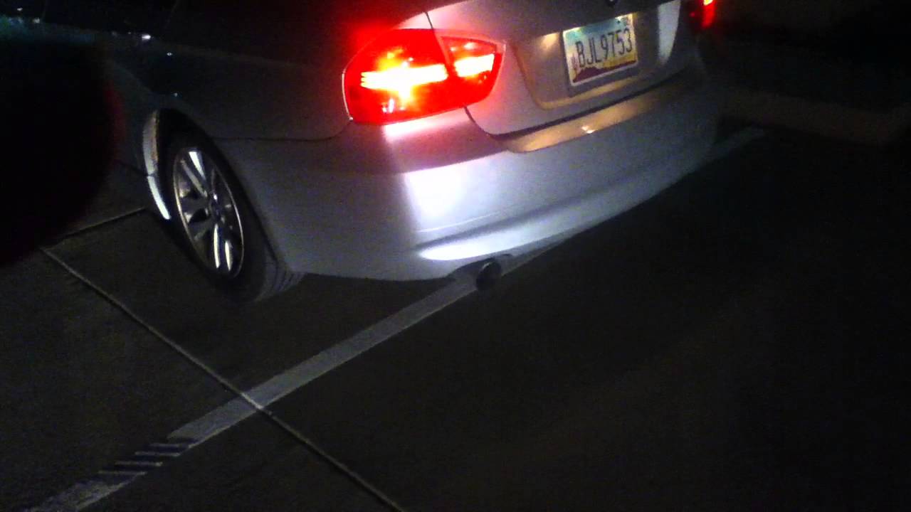 2006 BMW E90 325i Resonator and Muffler Delete YouTube