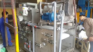 video nghiệm thu máy ép bùn băng tải Công ty TNHH Rotec Việt Nam
