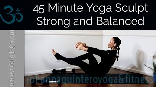 45 Minute Yoga Sculpt All Levels #yoga #yogaondemand #yogasculptonline #alllevelsyoga
