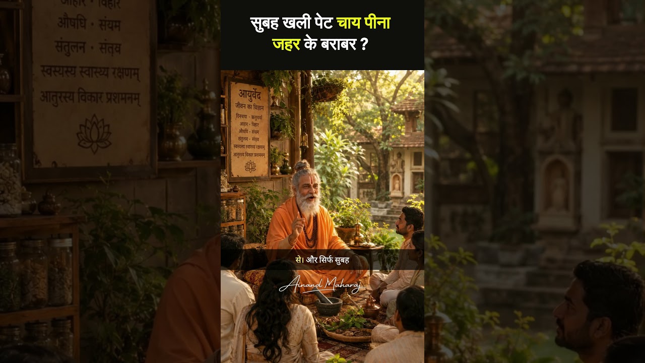 सुबह की पहली चाय — अमृत या धीमा ज़हर? — जीवन की सीख प्रवचन