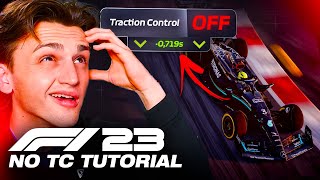 How to drive without traction control on F1 23!