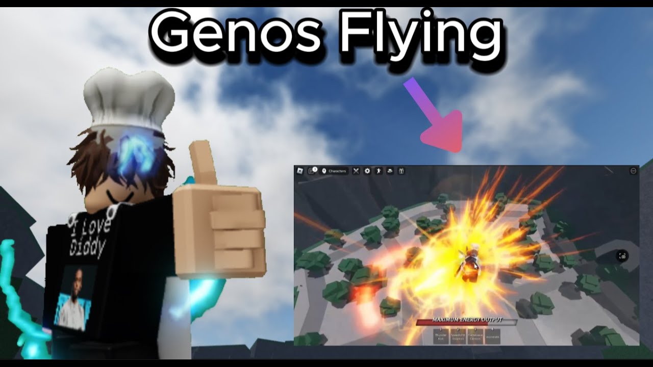 How to FLY with genos in The Strongest Battlegrounds (2024). - YouTube
