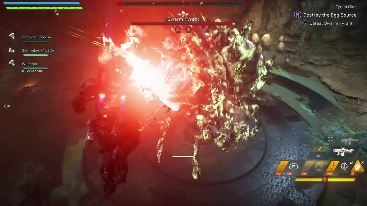 Anthem Swarm Tyrant Speed Kill