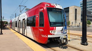 [4K] – Full Ride – Salt Lake City's UTA TRAX Green Line – Northbound – West Valley Central – Airport