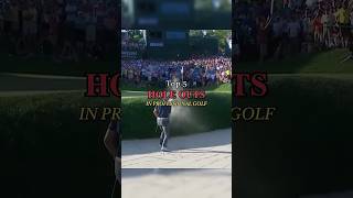 Top 5 HOLE OUTS in pro golf | Part 1