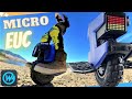 INSANE MICRO SIZED ELECTRIC UNICYCLE! (MTEN 4) *EXTREME SINGLE TRACK TRAIL RIDING TEST*