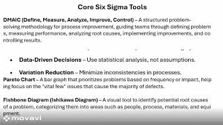 Six Sigma Explained 