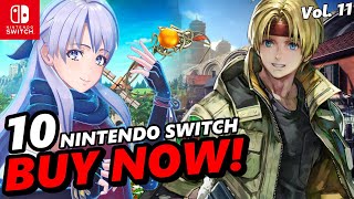 10 Nintendo Switch JRPGS to BUY NOW Before SUPER RARE! Vol.11
