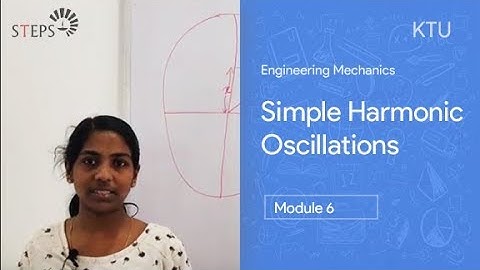 Simple Harmonic Motion | Engineering Mechanics | KTU