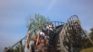 Mystic Timbers - Kings Island - Back Row (4K HD POV) - May 2023