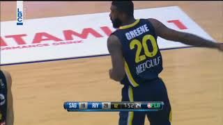 Lebanese Basketball League 2017 2018 Donte Green Dunk