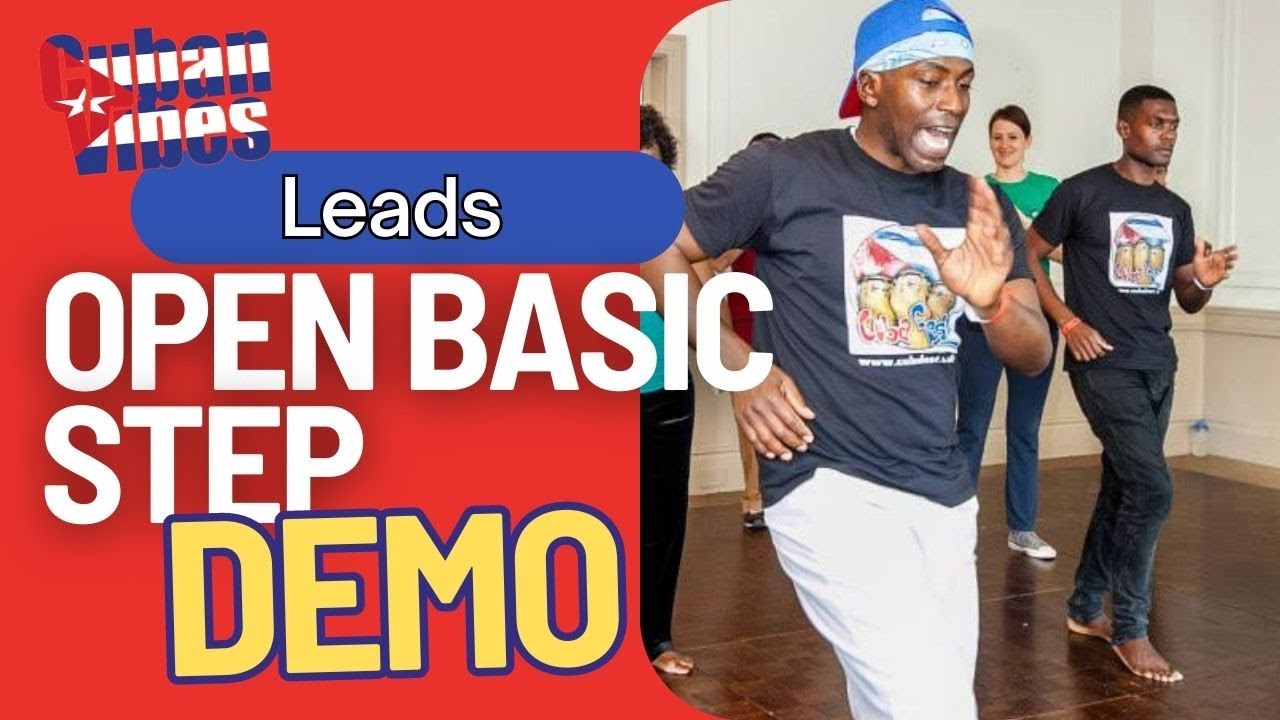 Open Basic step | Lead Timing - Back view | Cuban Salsa (Absolute Beginners Level)