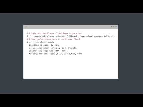 git push clever cloud