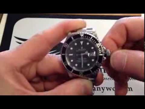 how to change time and date on rolex