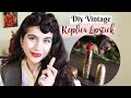 Making My Own Vintage Lipstick| DIY Vintage Replica Lipstick💄