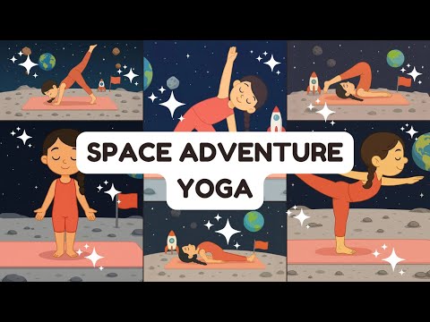 Space Adventure Yoga | 15 Cosmic Poses for Strength & Balance