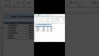 💰 Excel में Salary Increase (Salary Hike) कैसे करें? | Complete Tutorial 🔥