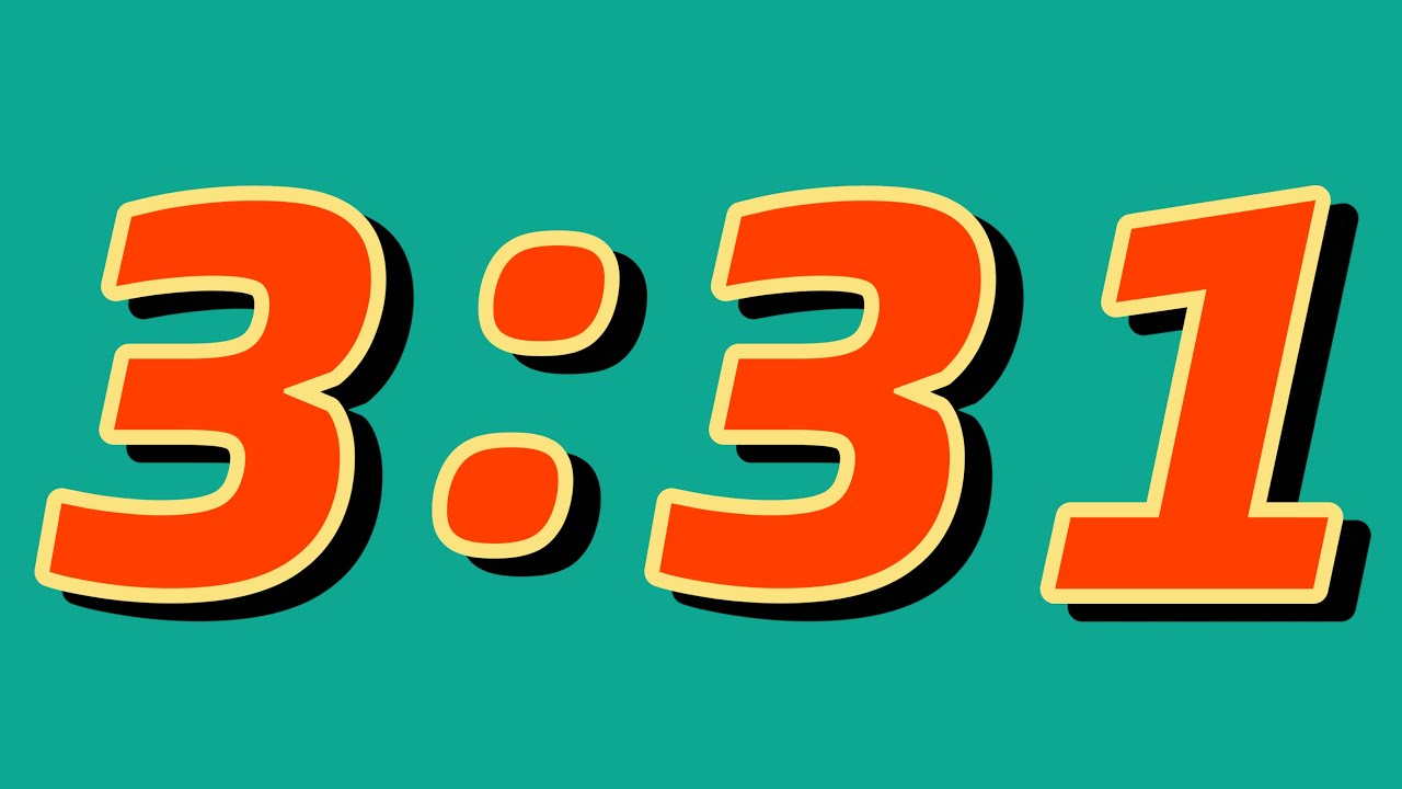 3 Minute and 31 Second Timer