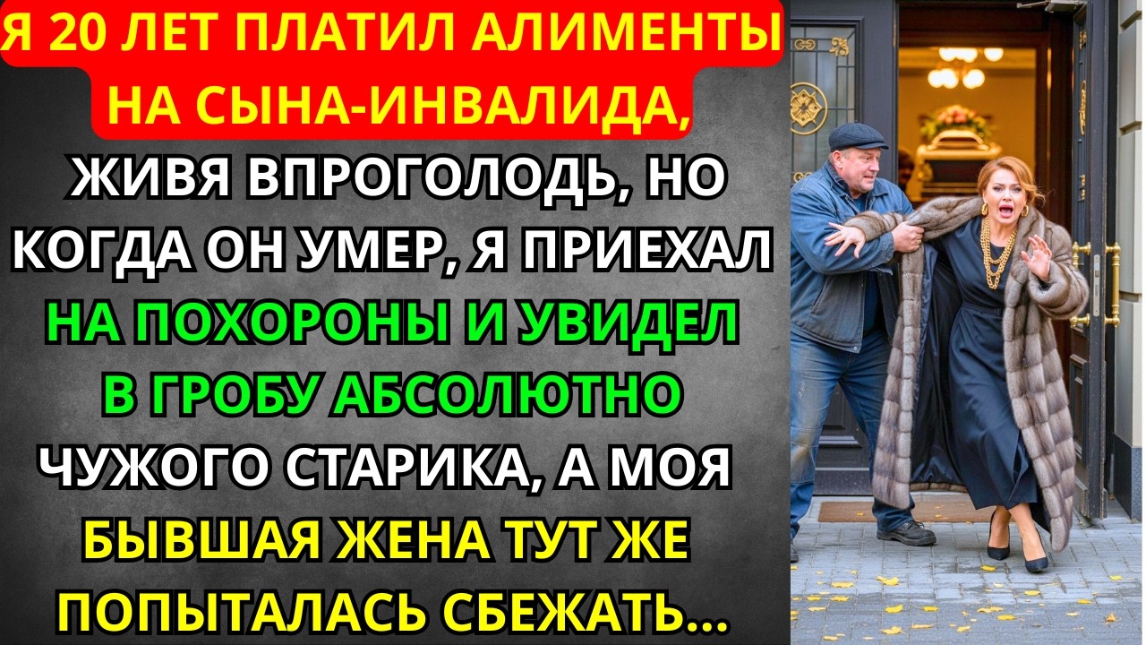 Я 20 ЛЕТ ПЛАТИЛ огромные алименты, но в гробу лежал ЧУЖОЙ СТАРИК, а бывшая жена СРАЗУ ПОПЫТАЛАСЬ...