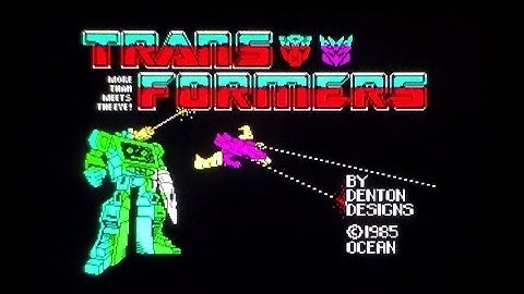 Transformers - ZX Spectrum Vs Commodore 64
