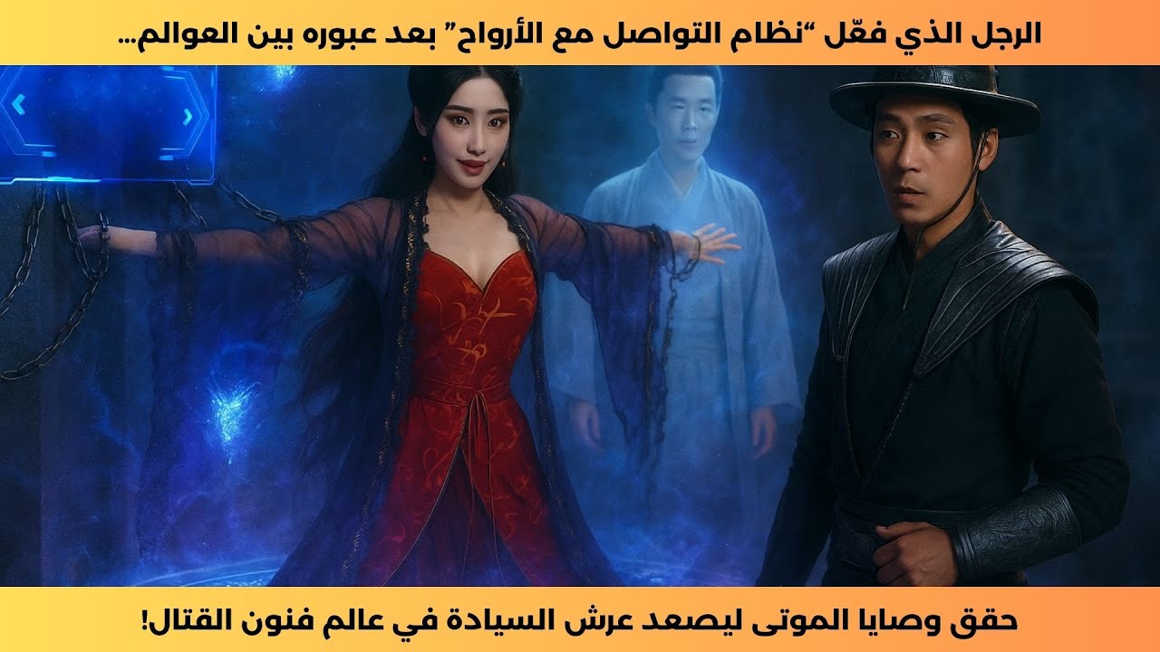 الرجل الذي فعّل نظام تواصُل الأرواح… أنجز وصايا الموتى وصعد عرش السيادة في عالم القتال!