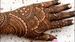 Very Very Beautiful Stylish Back Hand Mehndi Design Easy Mehndi Design Mehndi Ka Design Mehndi