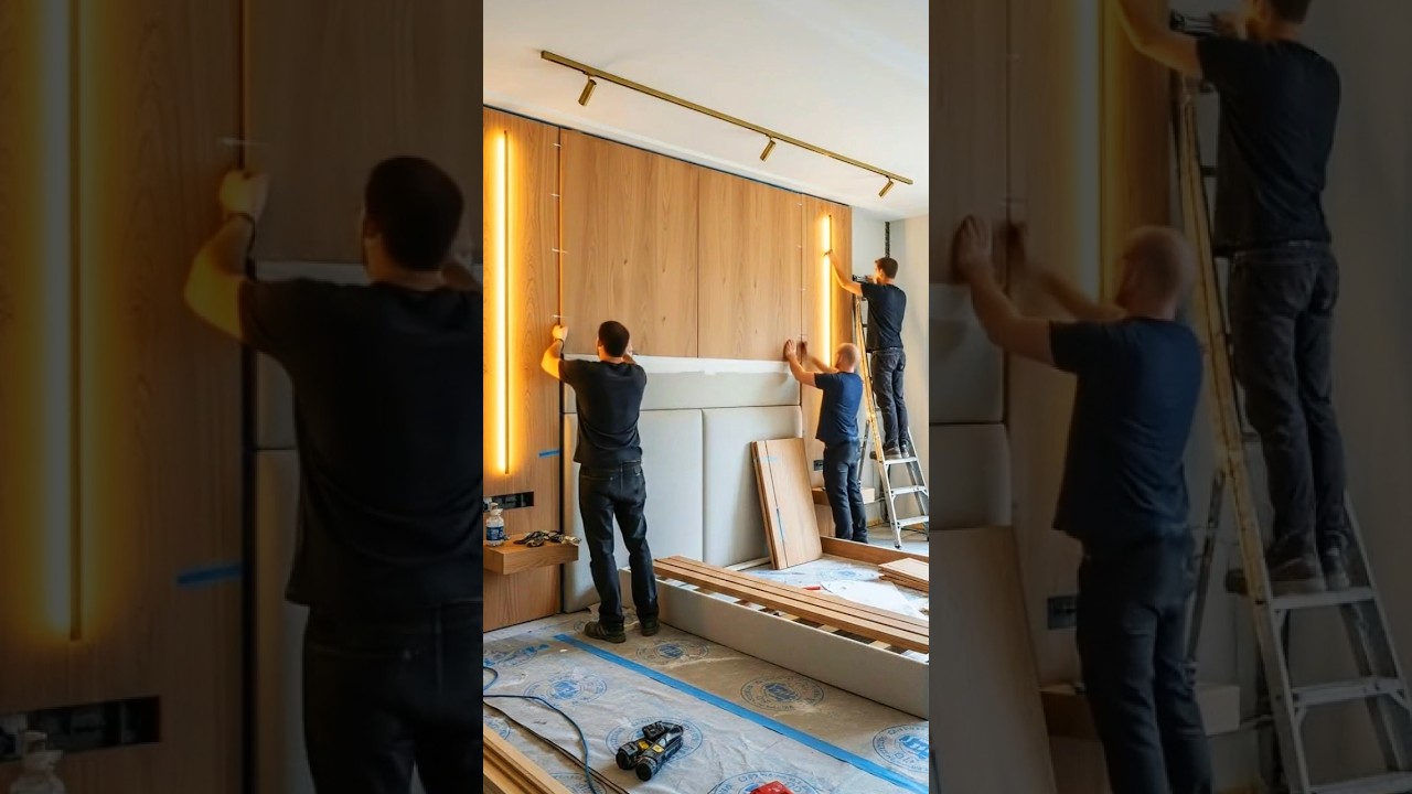 Stunning Epoxy River Stone Floor with Suspended Bed 