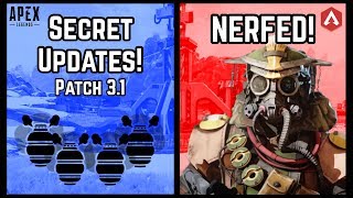 10 HIDDEN Patch 3.1 Updates & Bloodhounds Currently Bugged! Apex Legends
