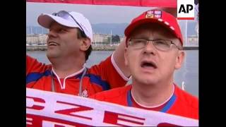 Turkish And Czech Fans Arrive Ahead Of Their Match