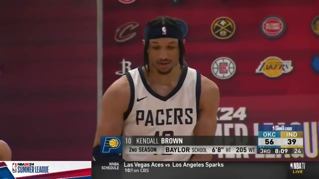 KENDALL BROWN VS OKC 12 PTS        7.12.23