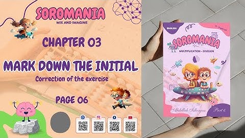 SOROBAN - Learn japanese abacus with SOROMANIA - Part 6 - Chapter 3: mark down the initial - exercis