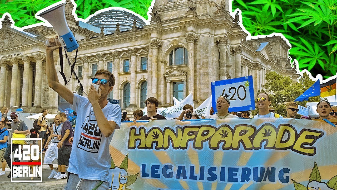 Joints am Bundestag - 8.000 Leute vernebeln Berlin auf der Hanfparade 2019